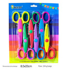 🥰【6-dielna sada】Len za 21 eur✂️🌈Detské bezpečnostné nožnice (na kutilské projekty)