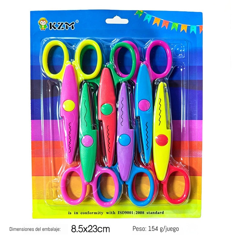 🥰【6-dielna sada】Len za 21 eur✂️🌈Detské bezpečnostné nožnice (na kutilské projekty)