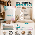 🧳 5 položiek len za 23 € 💨 Veľké stlačiteľné vákuové úložné vrecká: Nie je potrebné žiadne vzduchové čerpadlo, nepriepustné, ideálne na úsporu miesta v kufri a doma ✈️