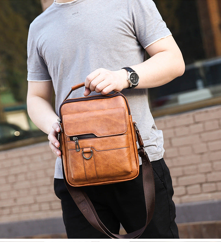 【Časovno omejena ponudba】👜 Moška ležerna modna usnjena torba iz govejega usnja