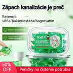 2 škatule (spolu 100 tabliet)🏠💧Deodoračné kapsuly Drain – bioenzýmové zloženie neutralizuje pachy priamo pri ich zdroji.