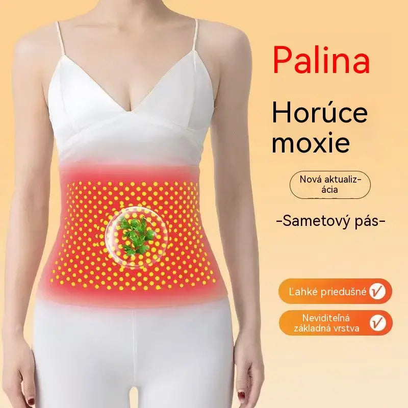🔥🔥Hrejivý vyhrievací pás s palinou, zahrieva brucho a zmierňuje nepohodlie