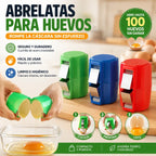 【3 piezas 20 euros】🍳 Rompehuevos rápido: rompe cientos de huevos más rápido y de forma más limpia 🔥