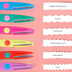 🥰【6-dielna sada】Len za 21 eur✂️🌈Detské bezpečnostné nožnice (na kutilské projekty)