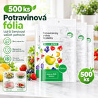 🔥🔥【500 kusov】【Posledná akcia: 50% zľava】✨500 listov opakovane použiteľnej, flexibilnej potravinárskej fólie