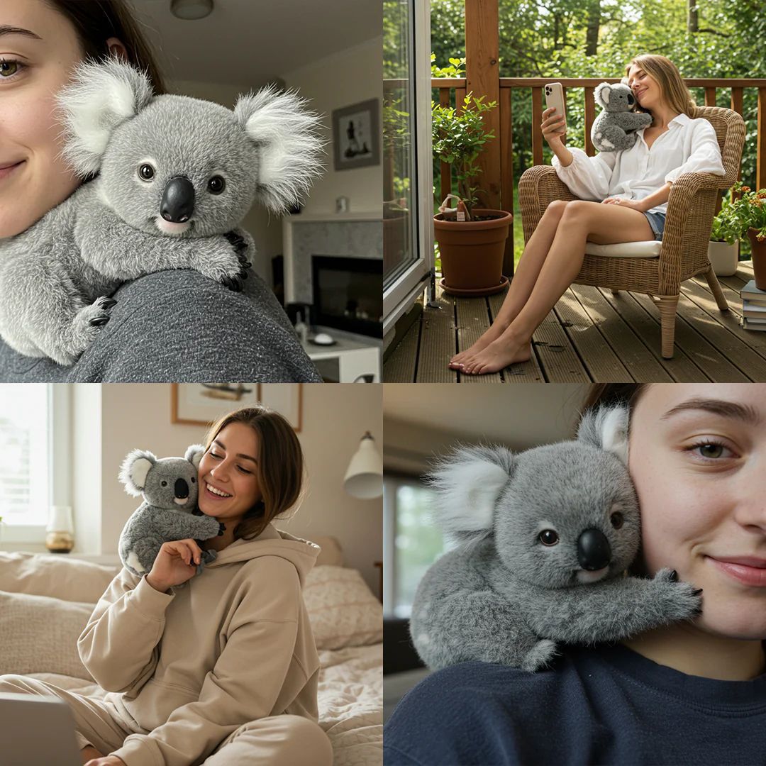 🐨 Koala – nudi čustveno tolažbo in občutek pomiritve v vsakem trenutku in kjerkoli (tvoj najbolj zvesti spremljevalec)