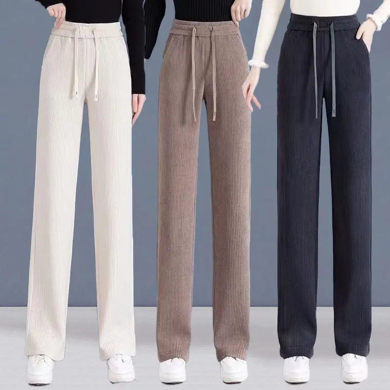 🔥【M-3XL】【40-110KG】👖Nové dámske elastické voľné nohavice