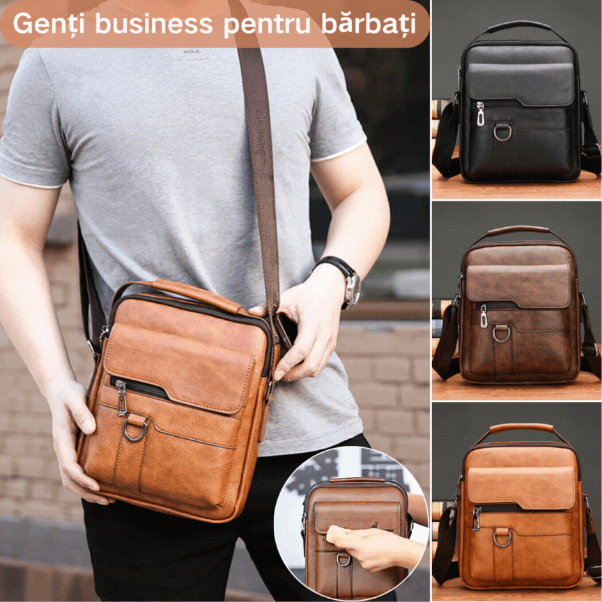【Časovno omejena ponudba】👜 Moška ležerna modna usnjena torba iz govejega usnja