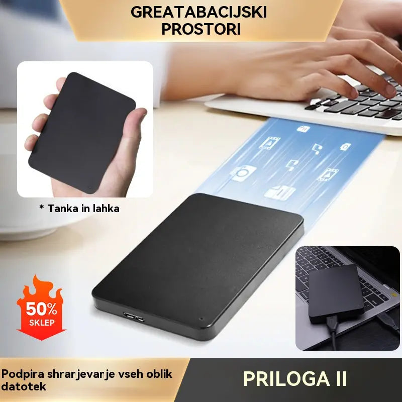 ✨【Zadnji dan, 50 % popust】 Zunanji trdi disk 20 TB