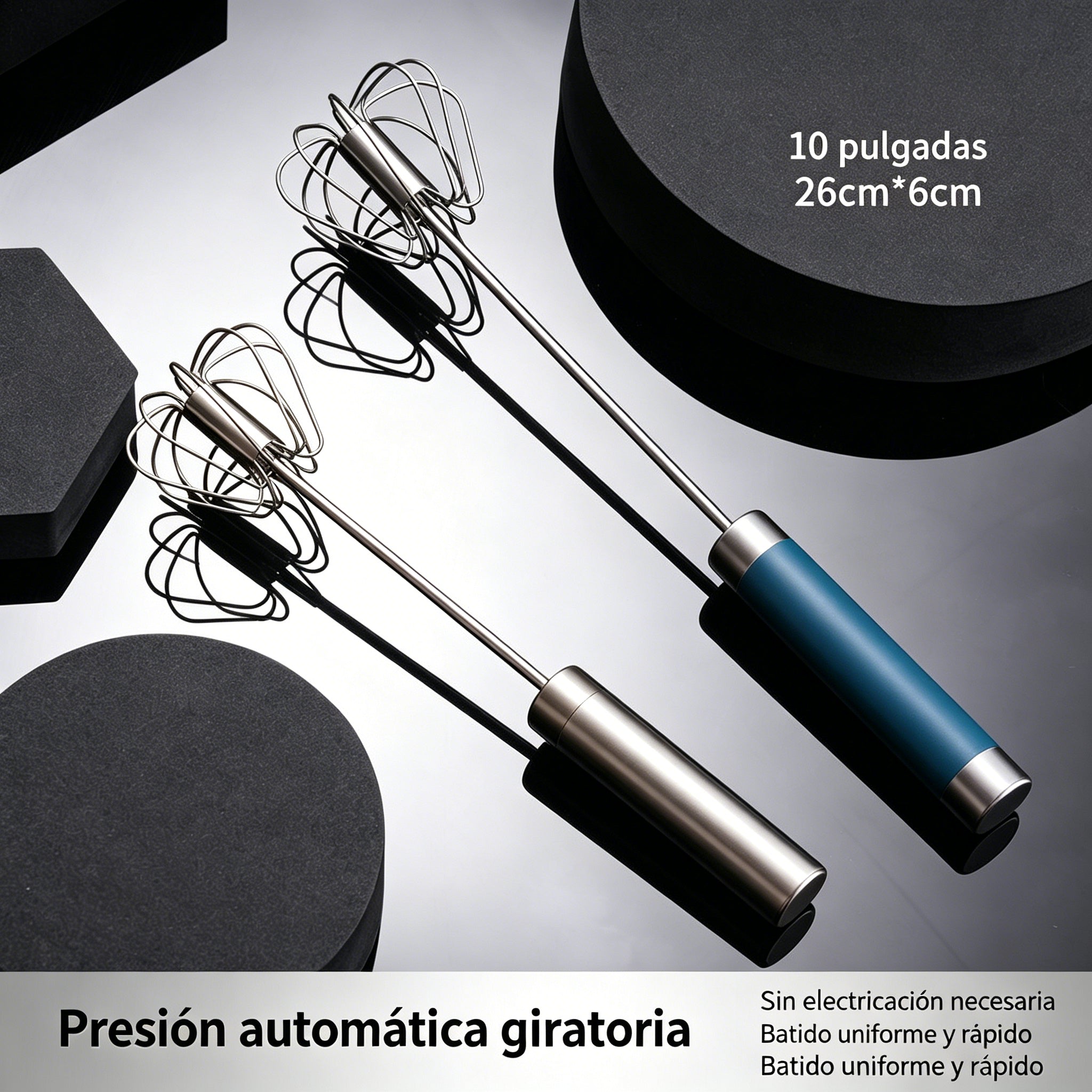 22€【Kúpte 1 a získate 1 zdarma】Polautomatický šľahač na vajcia z nehrdzavejúcej ocele
