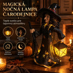 🧙✨Ozdoba na nočné svetlo s hviezdnou čarodejnicou