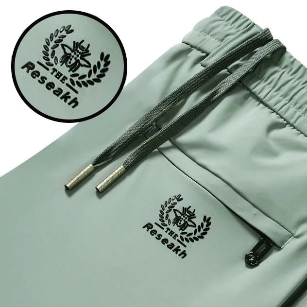 🧊😍【Kúpte jeden, druhý dostanete zadarmo】【M-5XL】Letné tenké nohavice z ľadového hodvábu pre mužov