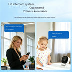 Kamera s vysokým rozlíšením a inteligentným monitorovacím systémom pre domácnosť s funkciou diaľkového bezdrôtového Wi-Fi pripojenia, infračerveného nočného videnia a obojsmerného zvuku.