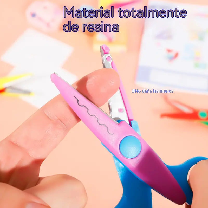 🥰【6-dielna sada】Len za 21 eur✂️🌈Detské bezpečnostné nožnice (na kutilské projekty)