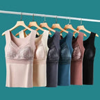🔥Kúp 1 a 1 dostaneš zadarmo❤️【L-4XL】Čipková podprsenka s tílkom a nádherným dizajnom chrbta; účinne dvíha a naberá poprsie, čím zabraňuje jeho ovisnutiu