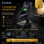 🔥 3 v 1: Bluetooth reproduktor + Nabíjačka + 360° držiak na mobil 📱🔊⚡