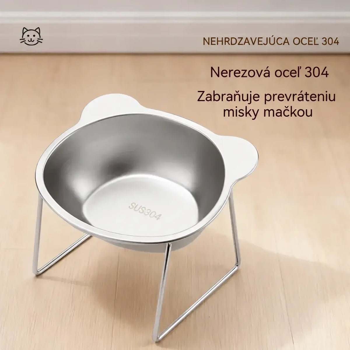 🐶 Ortopedická miska s 15° sklonom — pomáha pri prirodzenom držaní tela a pohodlnejšom kŕmení pre malé plemená.