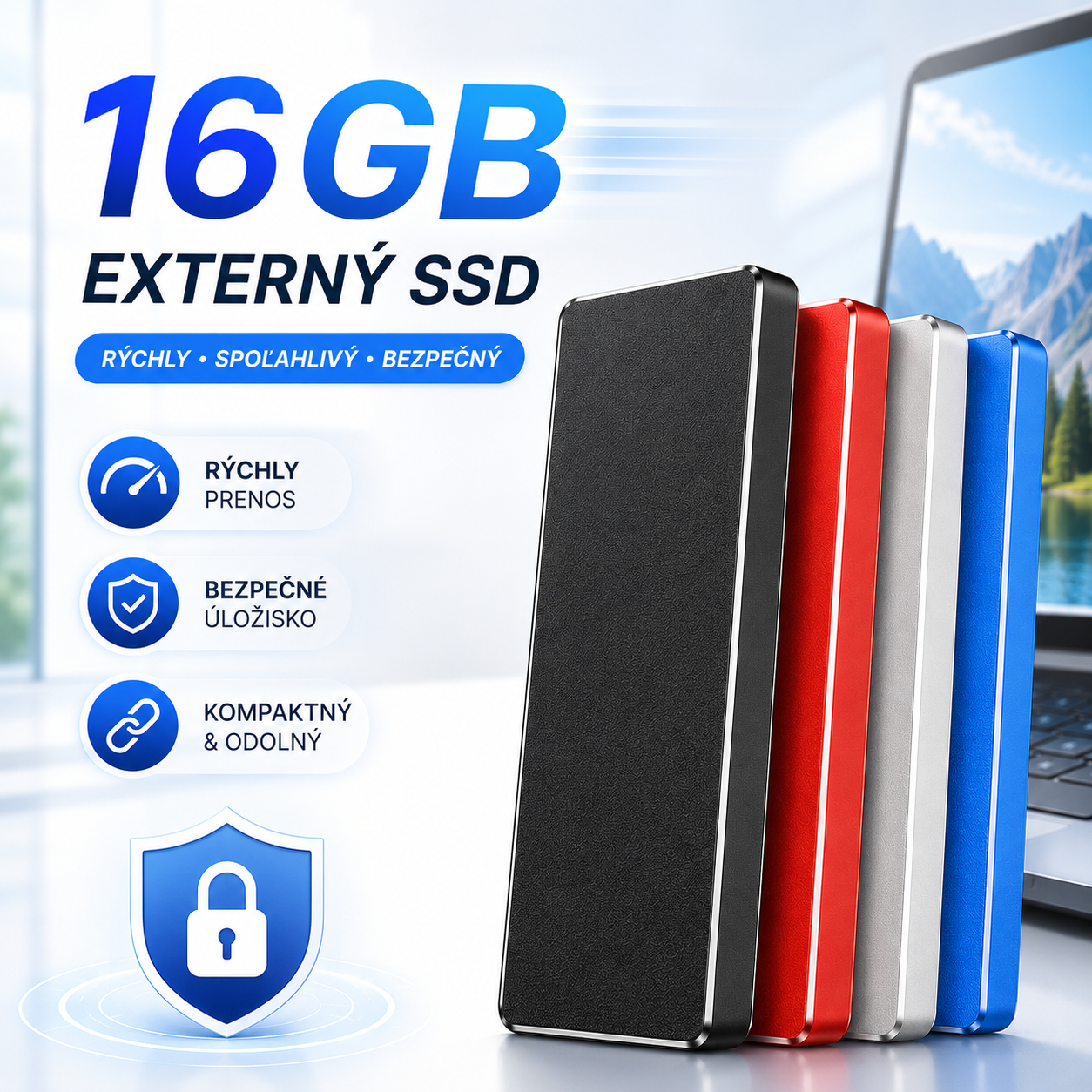 🎉【🔥Predaných viac ako 9999 kusov】Prenosný pevný disk s ultrarýchlym prenosom dát 150 MB/s【16T】