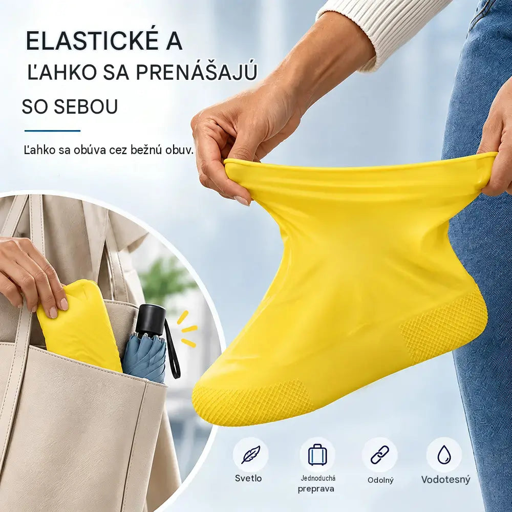 Kúp jeden a druhý dostaneš zadarmo! [Len 20 €] Nenechajte si zmoknúť tenisky! Odolné a vodeodolné návleky na topánky: protišmykové a kompaktné, ideálne na nosenie 🌧️
