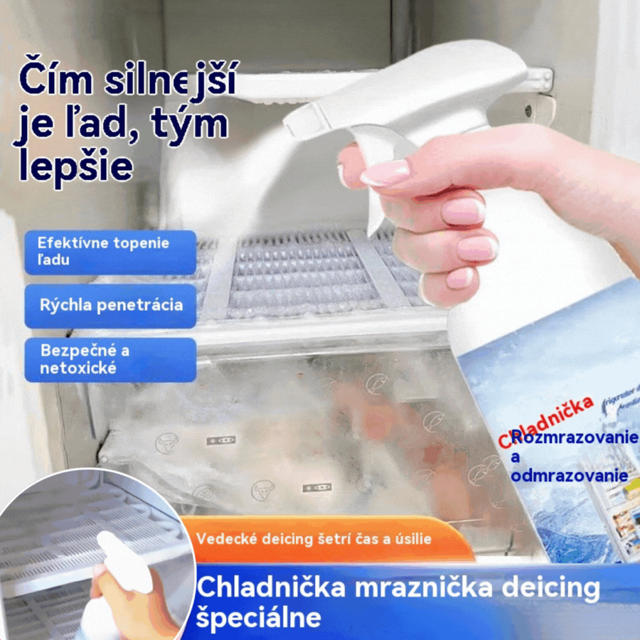 【Kúpte 1 a získajte 1 zadarmo】🔥Posledná akcia so zľavou 49 % - 🧊Rozmrazovací sprej do chladničky s mrazničkou