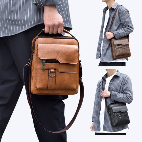 【Časovno omejena ponudba】👜 Moška ležerna modna usnjena torba iz govejega usnja